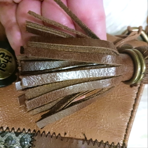 The SAK Genuine Leather Patchwork Hobo Purse - Picture 8 of 10